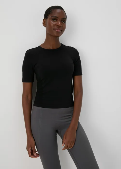 Souluxe Black Seamless Top - S Image 4