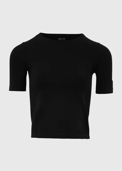 Souluxe Black Seamless Top - S Image 5