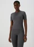Souluxe Charcoal Seamless Top - Small Image 4