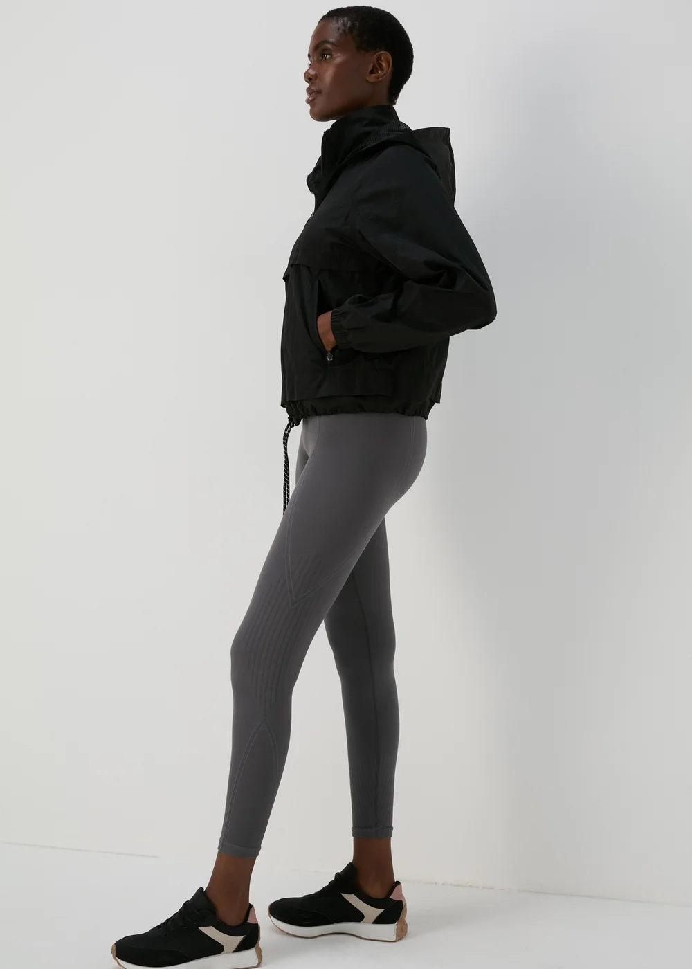 Souluxe Charcoal Seamless Leggings - S Image 4