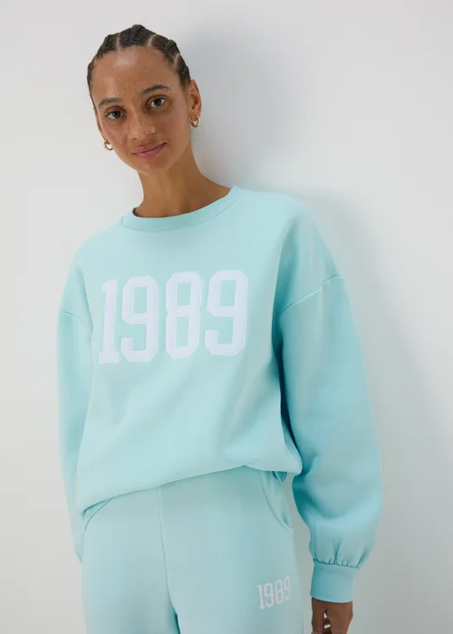 Blue 1989 Co Ord Sweatshirt - S Image 1