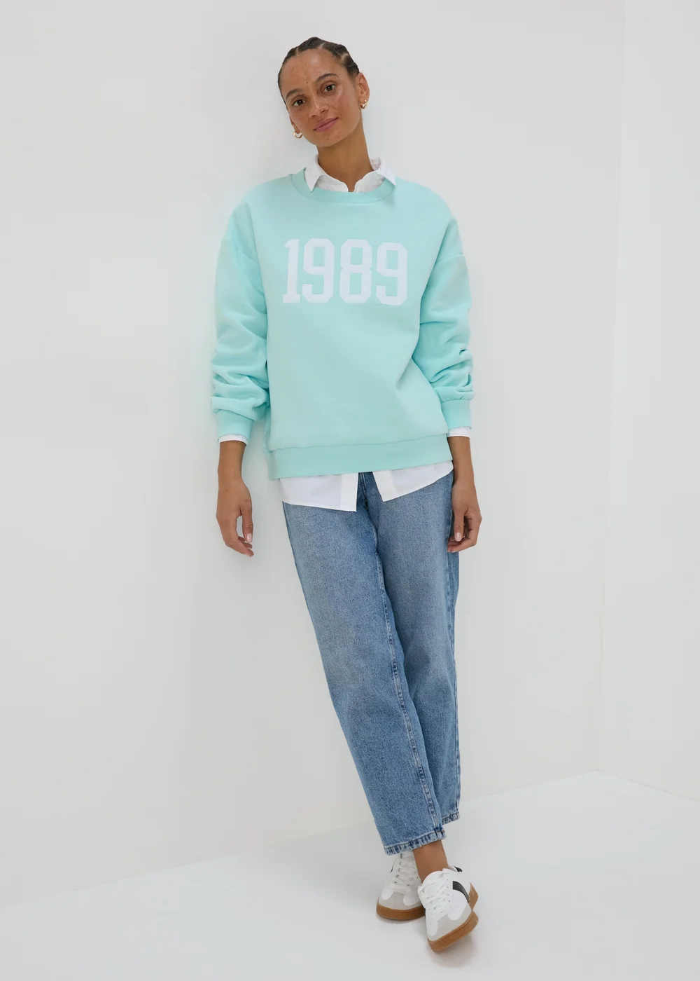 Blue 1989 Co Ord Sweatshirt - S Image 4