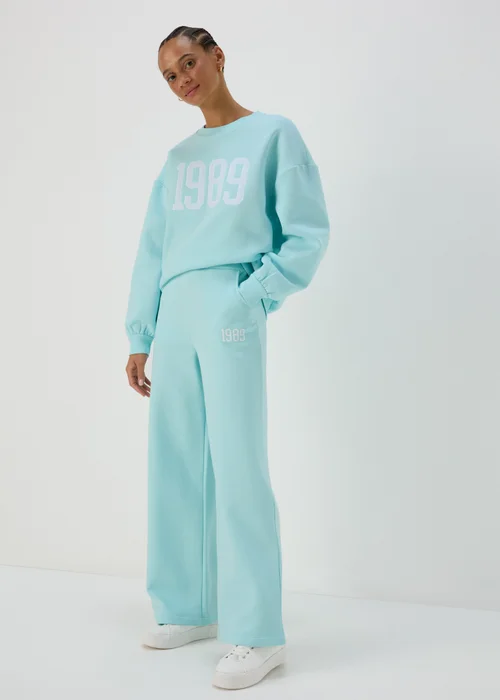 Blue 1989 Co Ord Joggers - Small Image 1