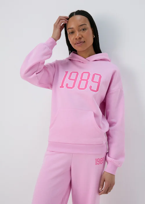 Pink 1989 Hoodie - S Image 1