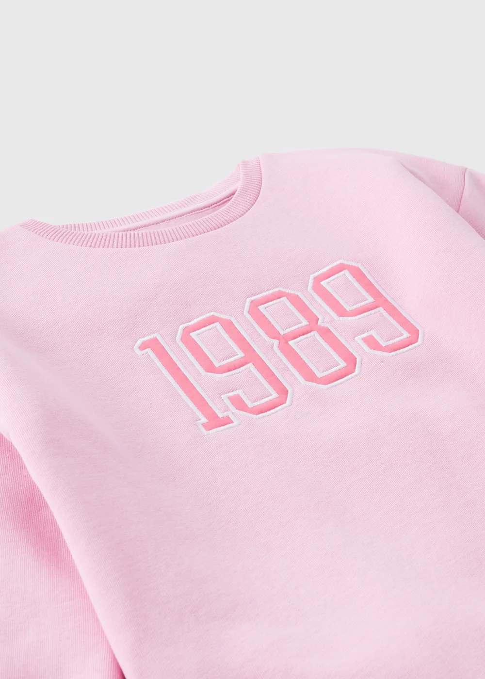Girls Light Pink 1989 Sweatshirt & Leggings Set (1-7yrs) - 1-1.5 Yrs Image 2