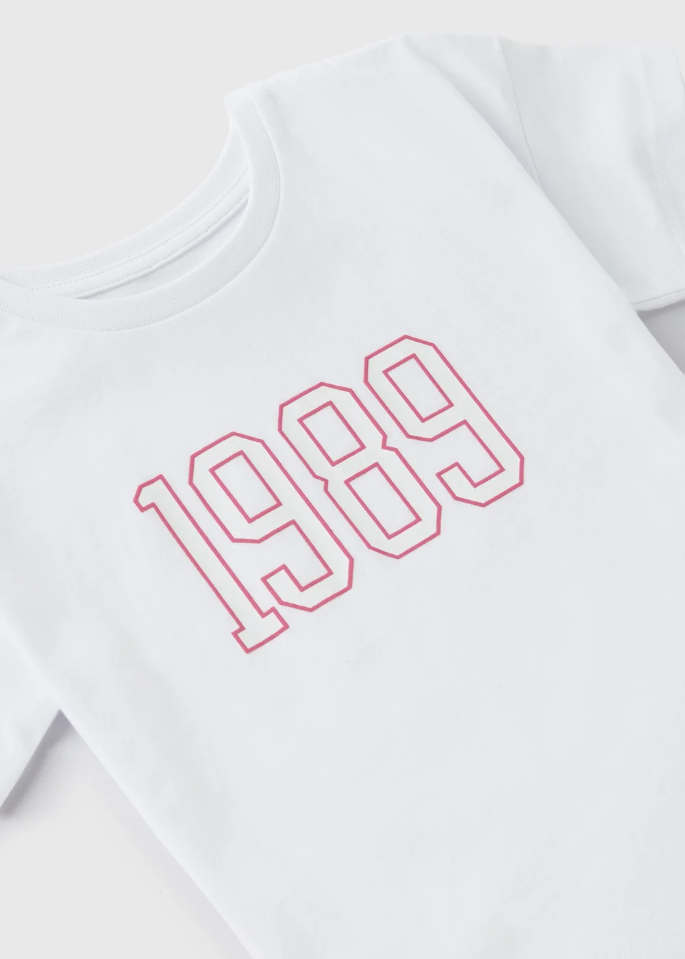 Girls White 1989 T-Shirt (1-7yrs) - 1-1.5 Yrs Image 2