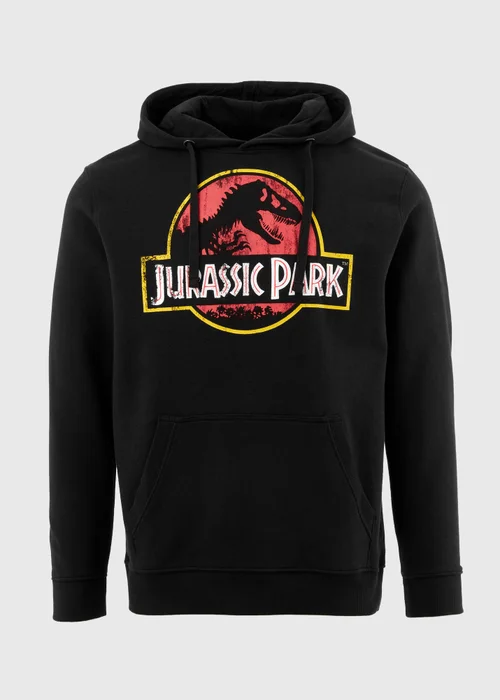 Jurassic Park Black Hoodie - Small Image 5