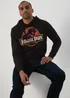 Jurassic Park Black Hoodie - Small Image 4