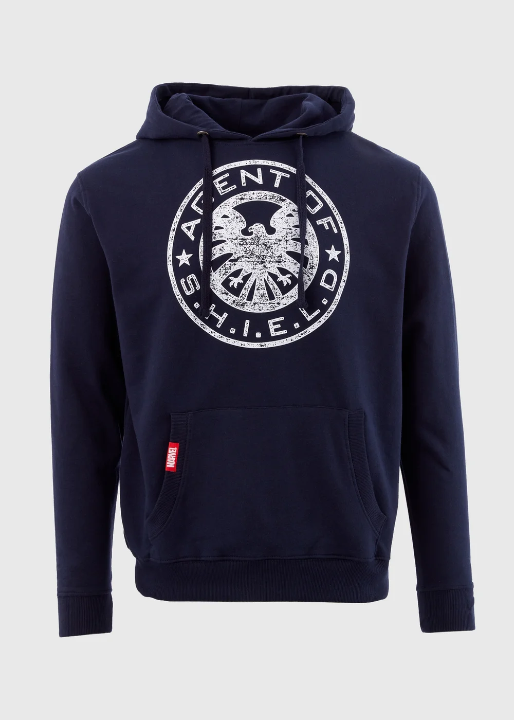 Marvel Navy Retro Hoodie - S Image 5