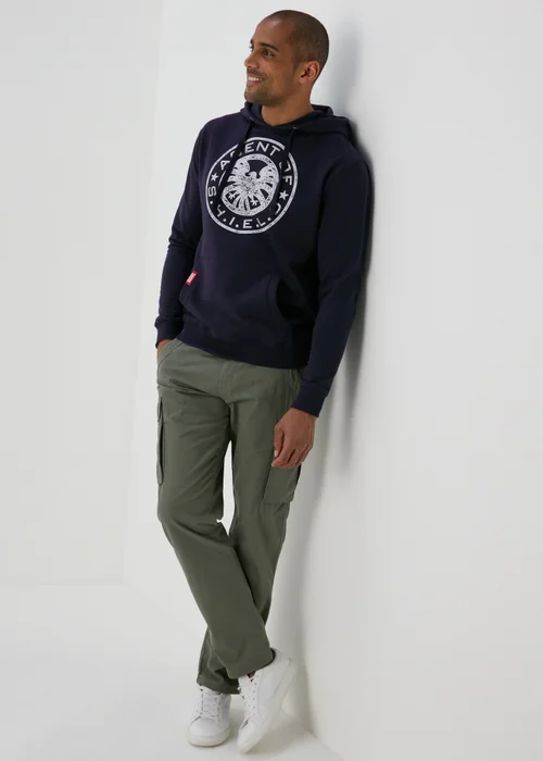 Marvel Navy Retro Hoodie - S Image 4