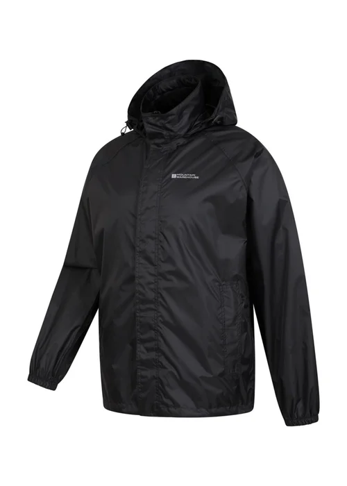 Mountain Warehouse Black Pakka II Waterproof Jacket - 2XS Image 4
