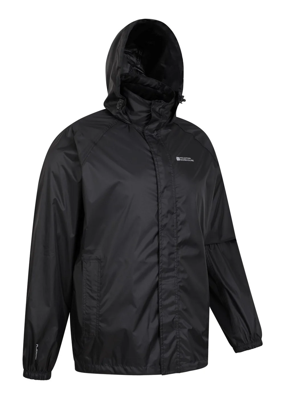 Mountain Warehouse Black Pakka II Waterproof Jacket - 2XS Image 5