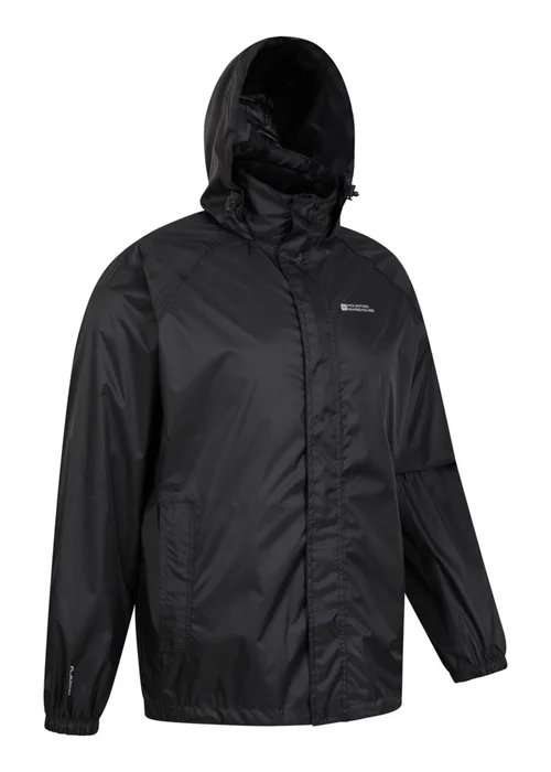 Mountain Warehouse Black Pakka II Waterproof Jacket - 2XS Image 5