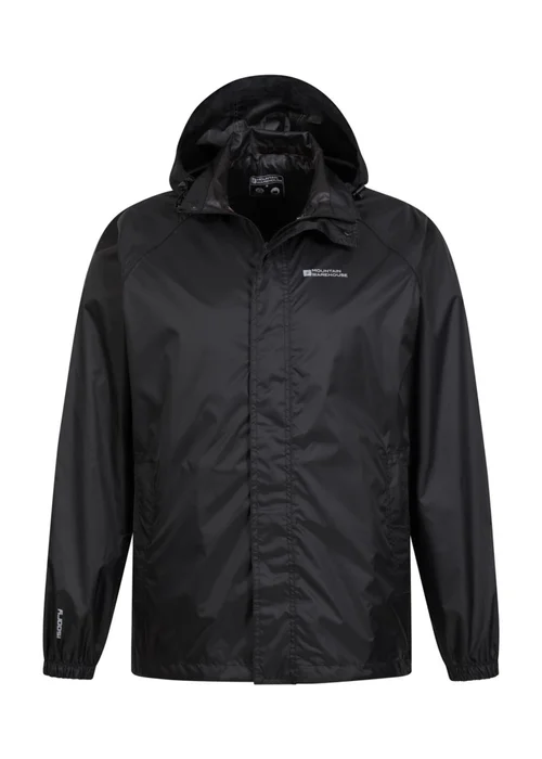 Mountain Warehouse Black Pakka II Waterproof Jacket - 2XS Image 3