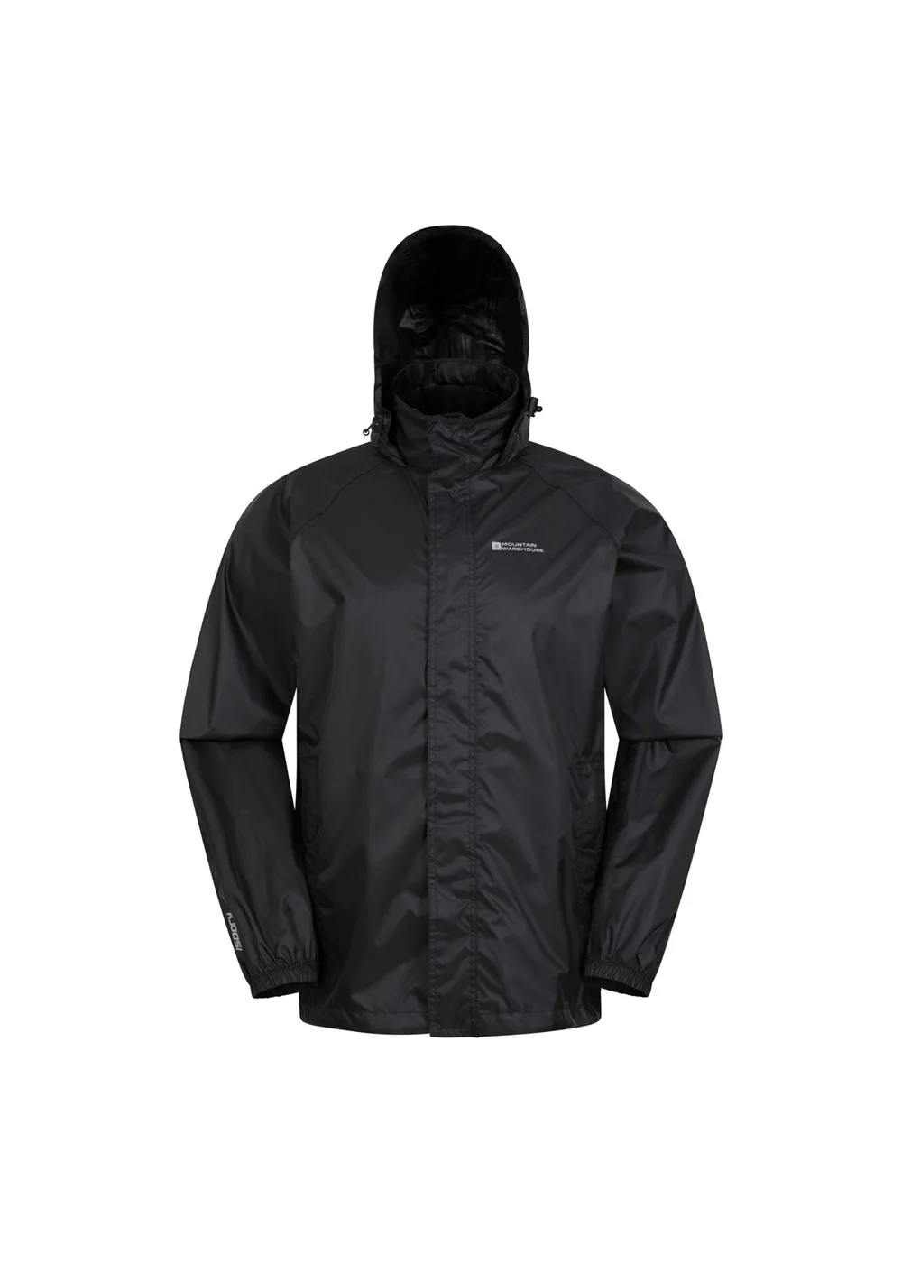 Mountain Warehouse Black Pakka II Waterproof Jacket - 2XS Image 1