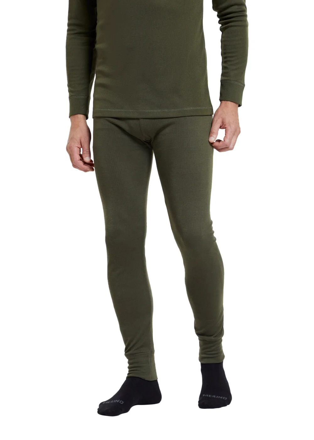 Mountain Warehouse Khaki Talus Base Layer Bottoms - 2XS Image 5