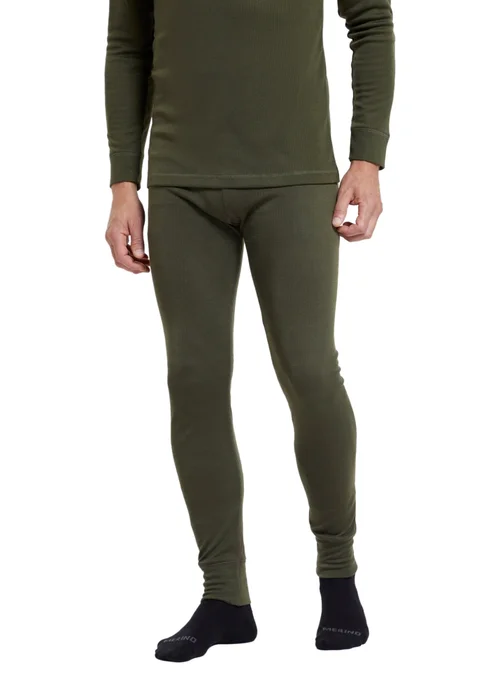 Mountain Warehouse Khaki Talus Base Layer Bottoms - 2XS Image 5