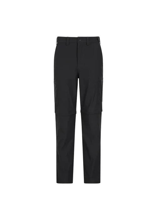 Mountain Warehouse Black Trek Convertible Trousers - 28/L30 Image 1