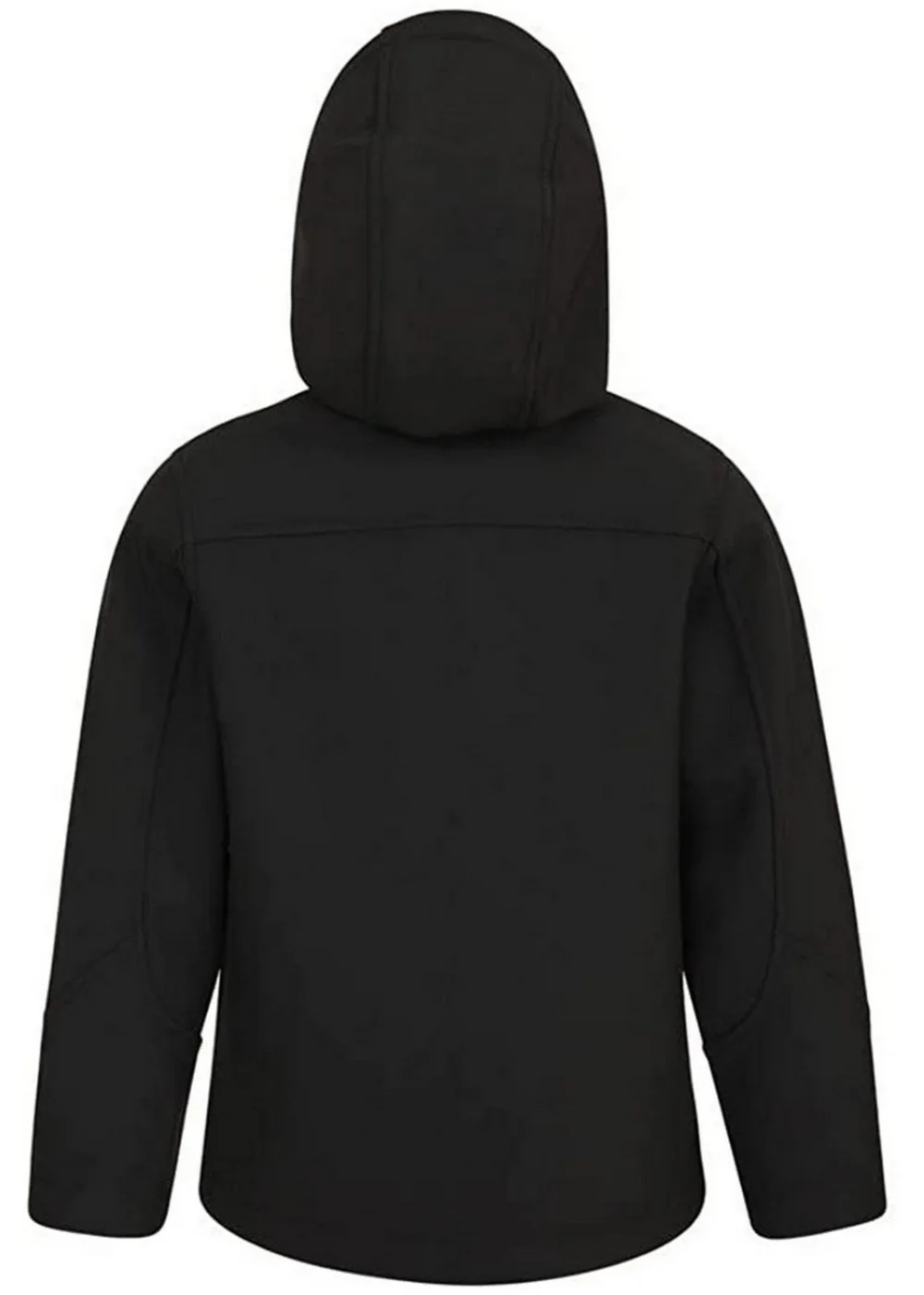 Mountain Warehouse Kids Black Exodus Water Resistant Soft Shell Jacket (3-8yrs) - 3-4 Yrs Image 2
