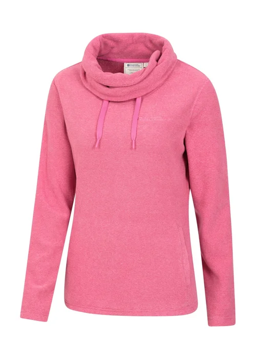 Mountain Warehouse Pink Hebridean Cowl Neck Fleece Top - 6 Image 4