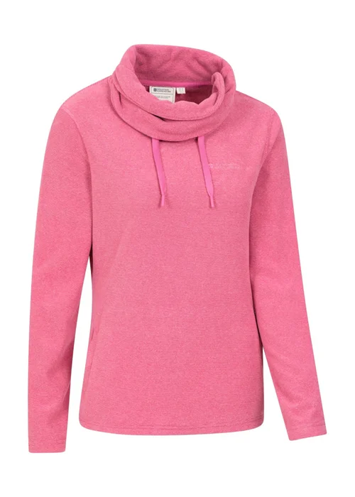 Mountain Warehouse Pink Hebridean Cowl Neck Fleece Top - 6 Image 5