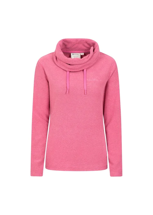 Mountain Warehouse Pink Hebridean Cowl Neck Fleece Top - 6 Image 1