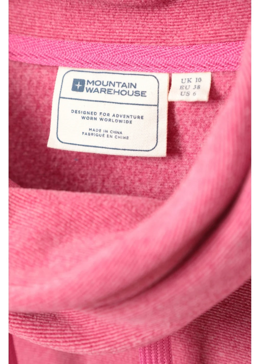 Mountain Warehouse Pink Hebridean Cowl Neck Fleece Top - 6 Image 3