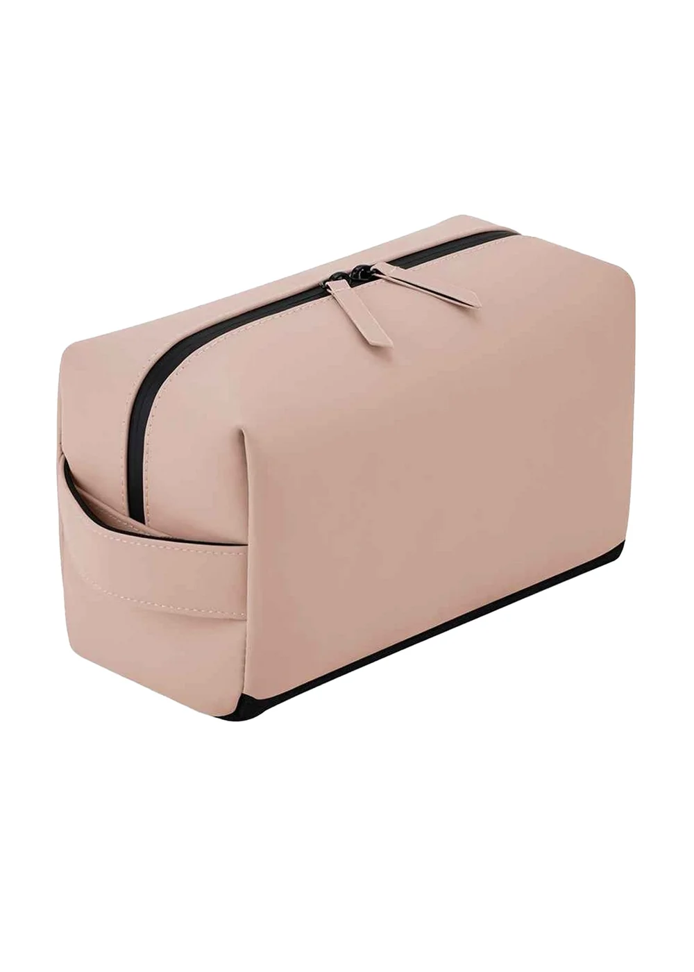 Bagbase Pink Matte PU Toiletry Bag - One Size Image 1