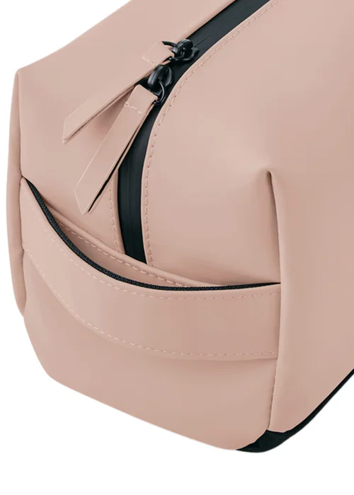 Bagbase Pink Matte PU Toiletry Bag - One Size Image 2