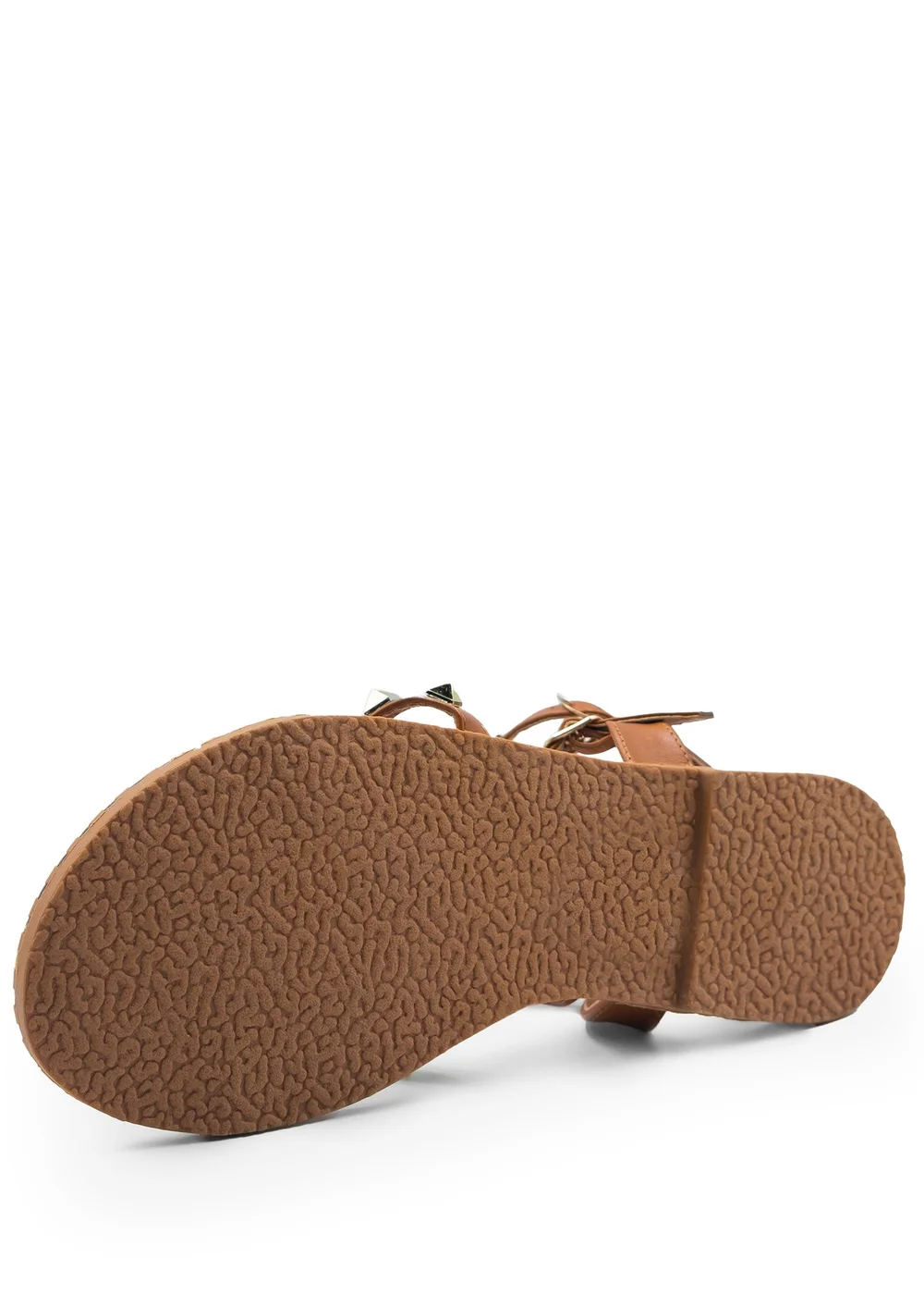 Where's That From Tan Pu Natalia Studded Gladiator Sandals - 3 Image 2