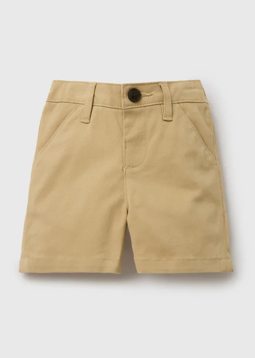 Boys Stone Chino Shorts (1-7yrs) - 1 half year to 2 Image 1