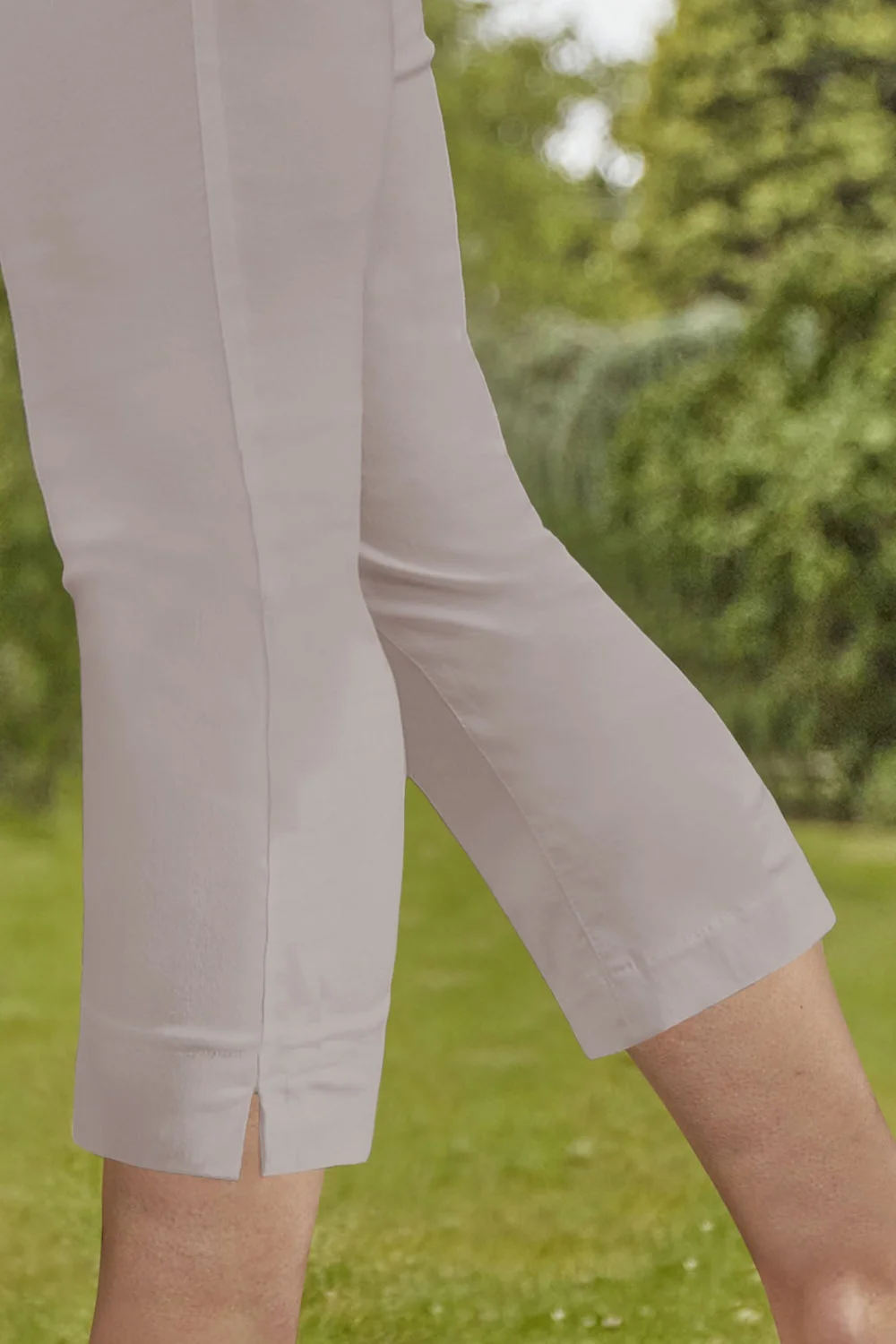Roman Stone Cropped Stretch Trouser Capri Summer Leggings 3/4 Pedal Pushers - 10 Image 3