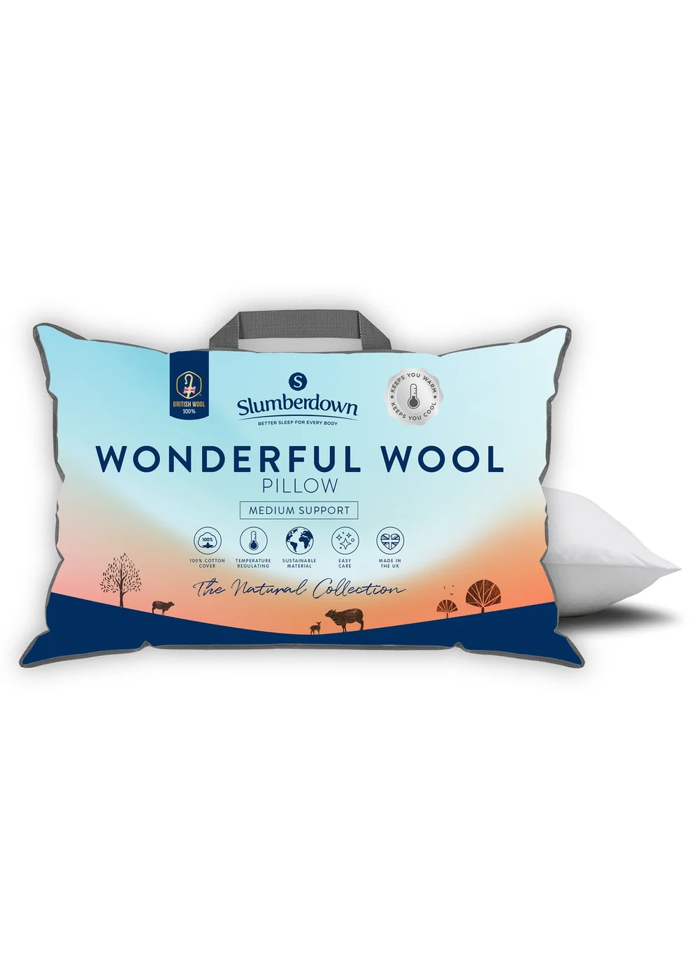 Slumberdown Wool Pillow Image 1