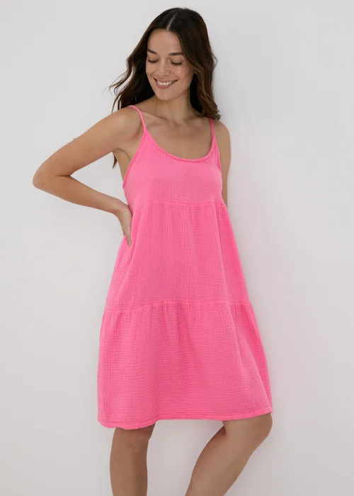 Pink Double Cloth Dress - Extra small Image 1