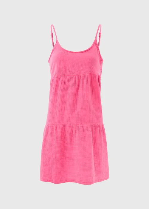 Pink Double Cloth Dress - Extra small Image 3