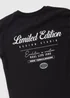 Boys Black Limited Edition Print Oversized T-Shirt (7-13yrs) - Age 7 Years Image 2