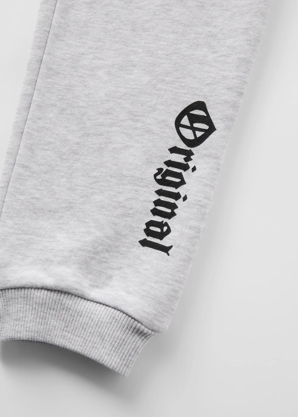 Boys Grey Marl Original Print Co Ord Joggers (7-13yrs) - Age 7 Years Image 2