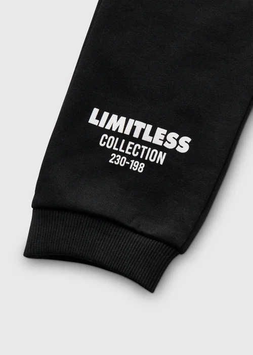 Boys Black Limitless Co Ord Joggers (7-13yrs) - 8 Yrs Image 2
