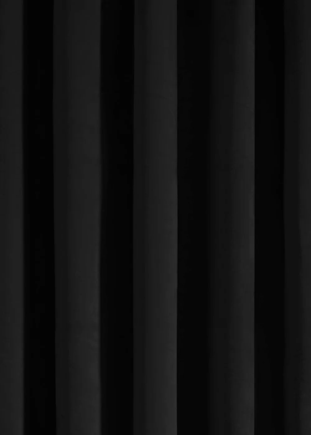 Laurence Llewelyn-Bowen Montrose Velvet Blackout Black Eyelet Single Panel Door Curtain - 66W X 84D (168x213) Image 3