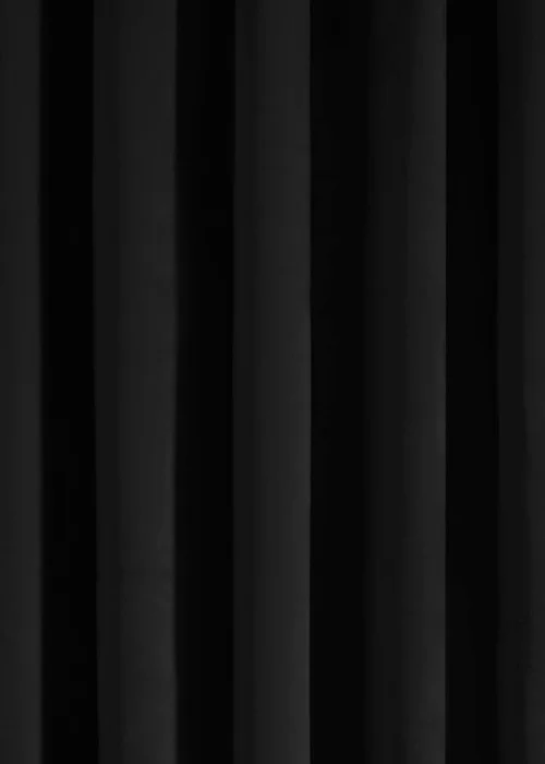 Laurence Llewelyn-Bowen Montrose Velvet Blackout Black Eyelet Single Panel Door Curtain - 66W X 84D (168x213) Image 3