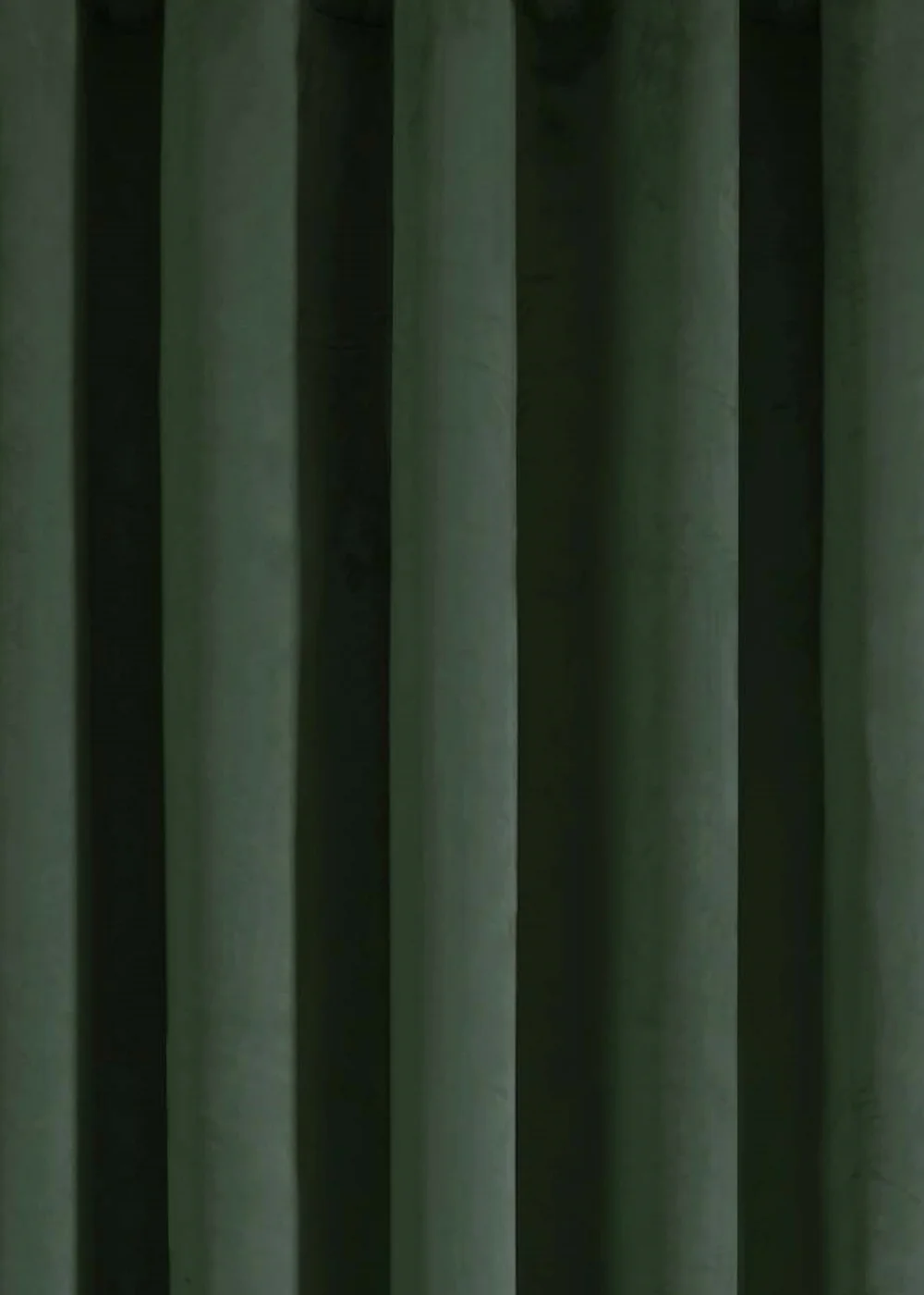 Laurence Llewelyn-Bowen Montrose Velvet Blackout Green Eyelet Single Panel Door Curtain - 66W X 84D (168x213) Image 3