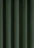 Laurence Llewelyn-Bowen Montrose Velvet Blackout Green Eyelet Single Panel Door Curtain - 66W X 84D (168x213) Image 3