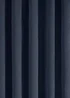 Laurence Llewelyn-Bowen Montrose Velvet Blackout Navy Eyelet Single Panel Door Curtain - 66W X 84D (168x213) Image 3
