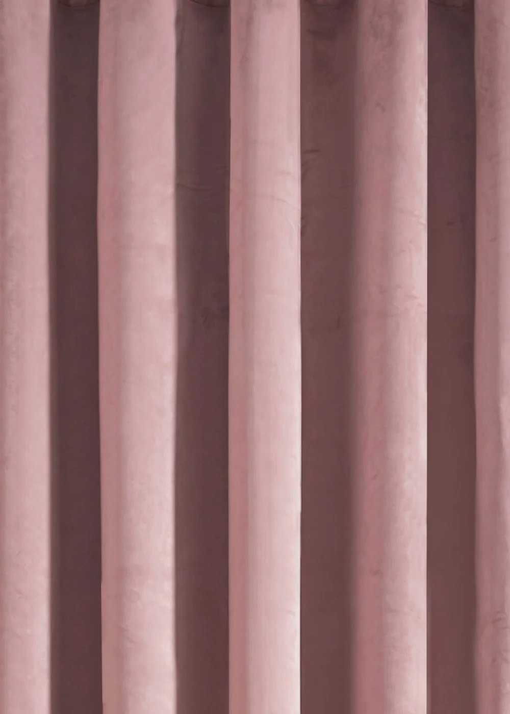 Laurence Llewelyn-Bowen Montrose Velvet Blackout Pink Eyelet Single Panel Door Curtain - 66W X 84D (168x213) Image 3