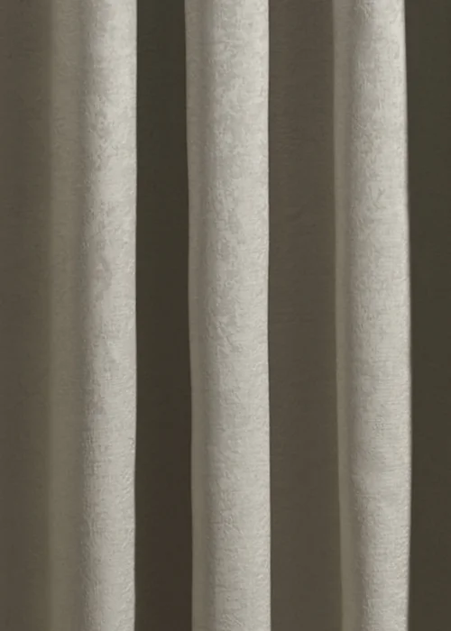Fusion Strata Dimout Natural Eyelet Single Panel Door Curtain - 66W X 84D (168x213) Image 4