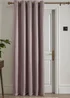 Fusion Strata Dimout Pink Eyelet Single Panel Door Curtain - ZAJ Image 1