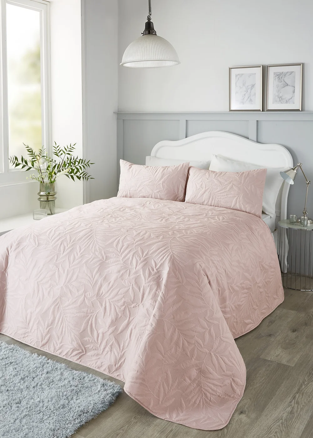 Serene Luana Soft Touch Pinsonic Pink Bedspread - 200 x 230cm Image 1