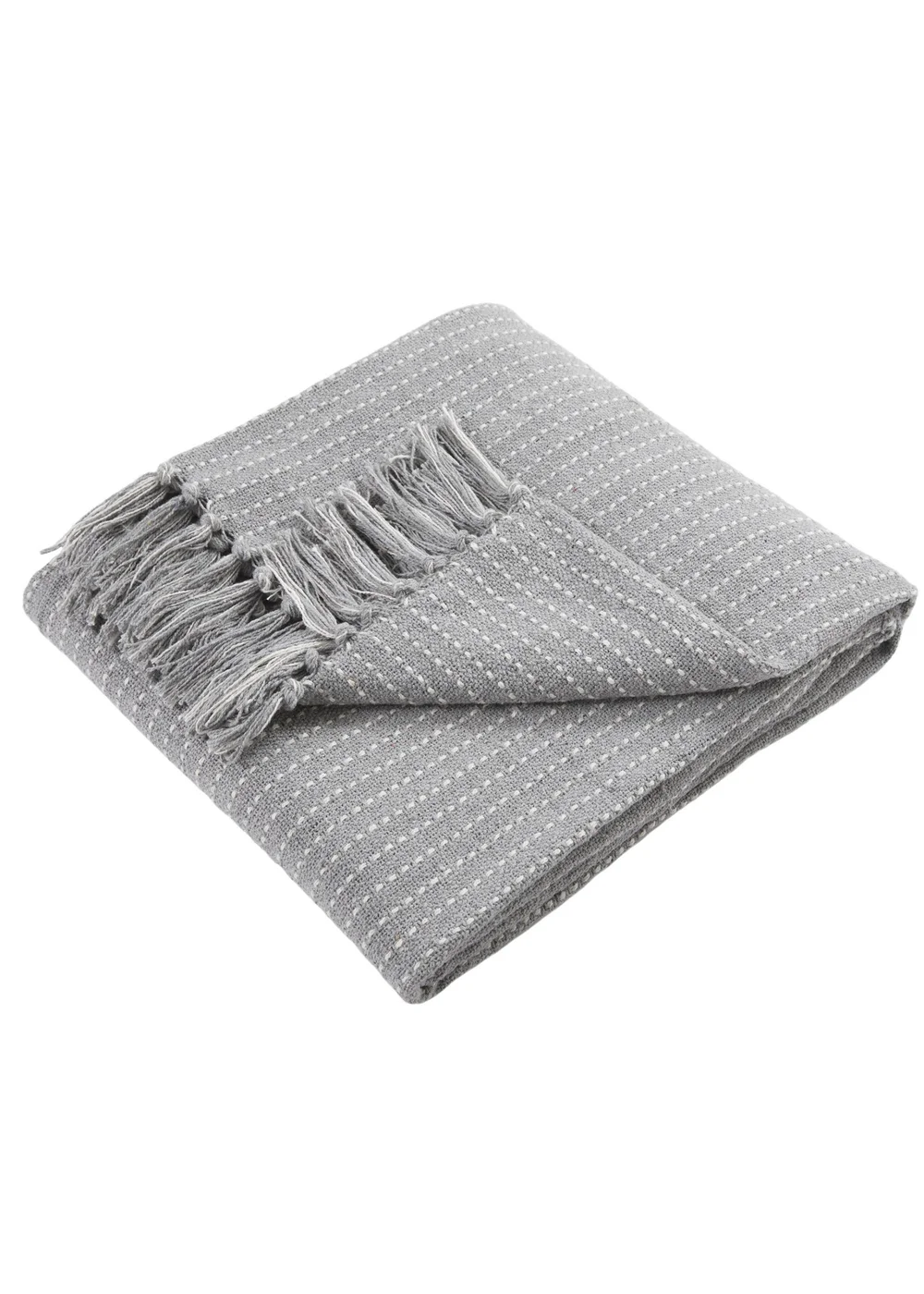 Drift Home Quinn Grey Throw - 130 x 180cm Image 2