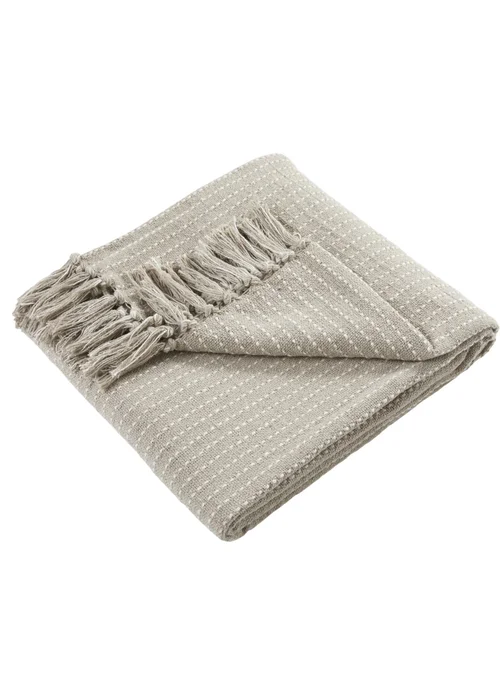 Drift Home Quinn Natural Throw - 130 x 180cm Image 2