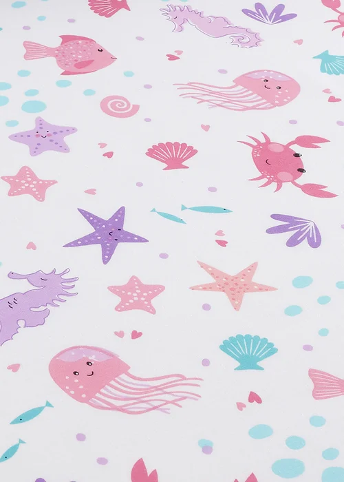 Bedlam Mermaid Vibes Aqua Duvet Cover Set - Single Image 4